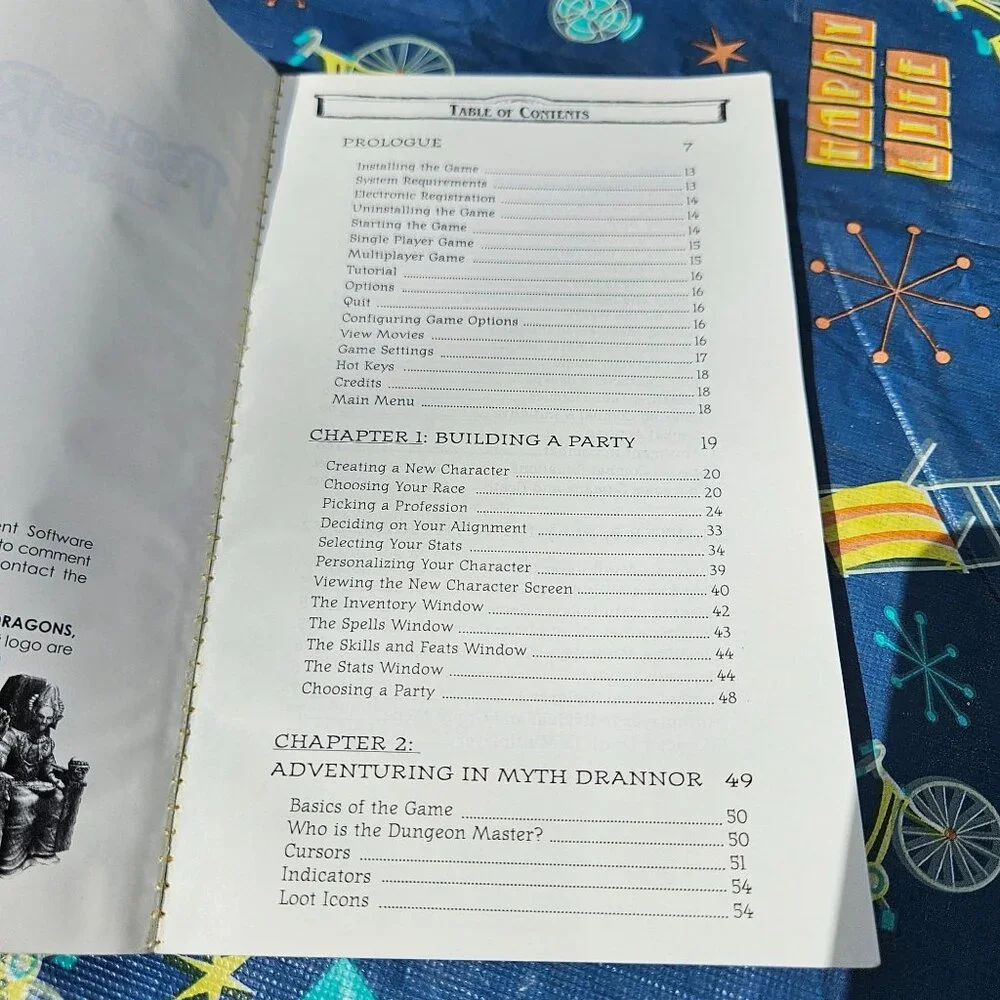Pool Of Radiance Dungeons & Dragons Ruins Of Myth Drannor Manual Only 2001